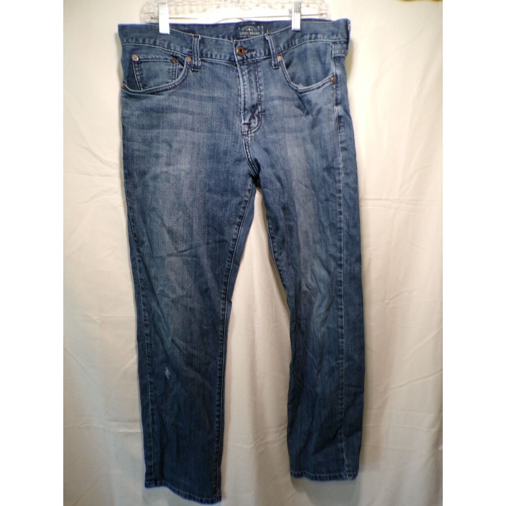 Lucky Brand Men's 221 Original Straight Blue Denim Jeans 34x30 5 Pocket
